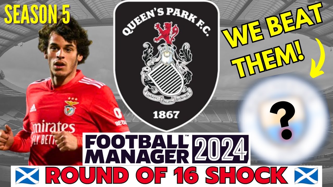 We BEAT a MASSIVE club in the CHAMPIONS LEAGUE | Queen's Park FM24 Save | #5 | Football Manager 2024