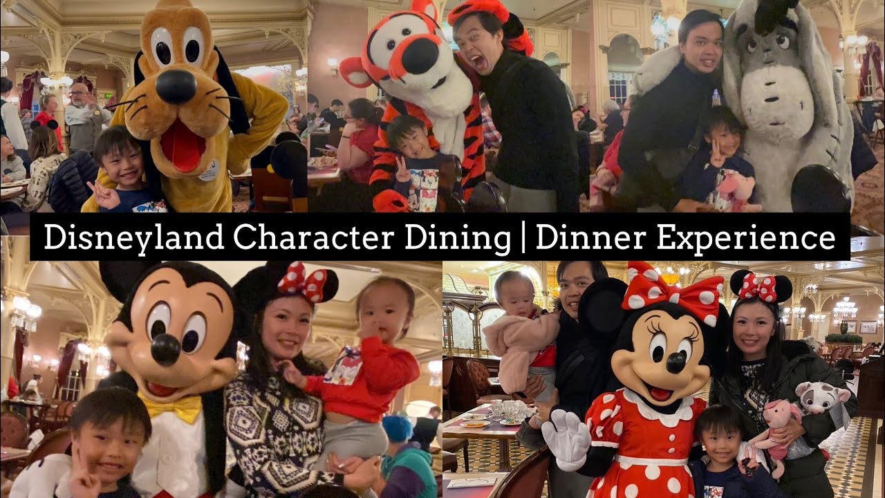Disneyland Character Dining | Dining Experience 2023 Paris - Plaza Gardens Restaurant Dinner -