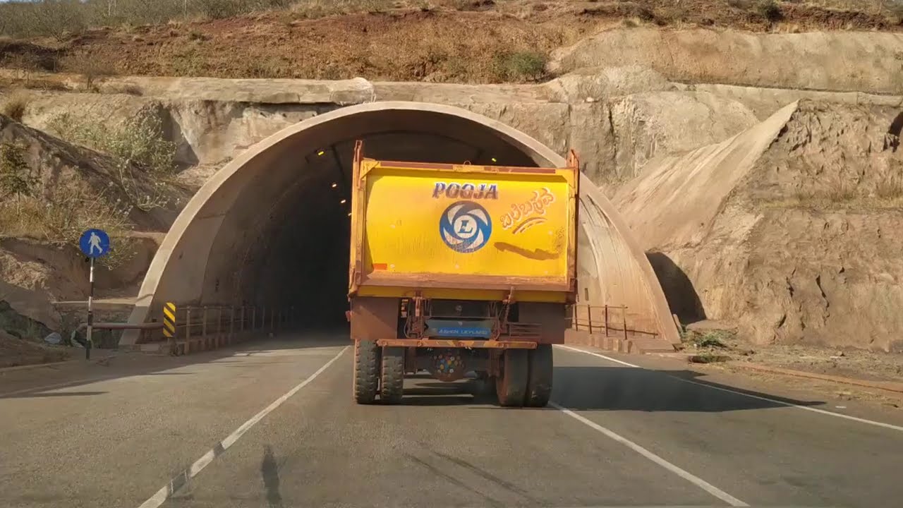 Hospet bypass tunnel | Hosapete | National Highway | Vijayanagar District | T B Dam | Backwater |