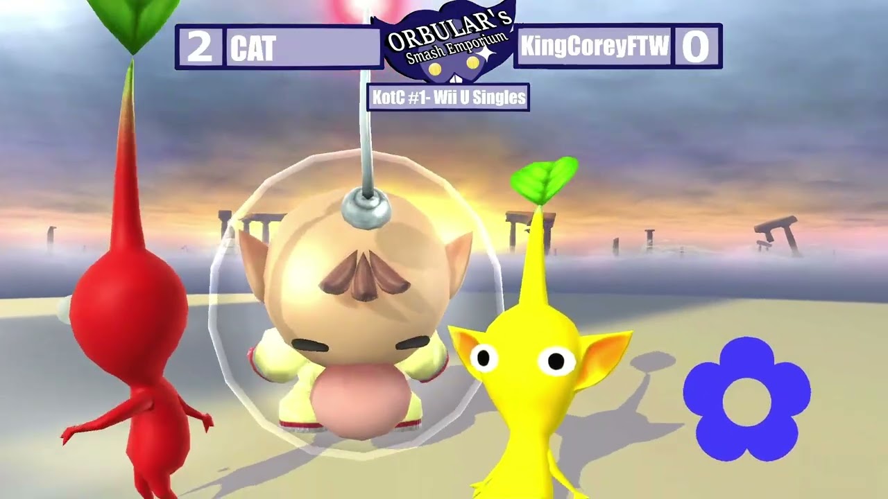 King of the Console 1 - Wii U Singles - CAT (Robin/Shulk) vs KingCoreyFTW (Olimar/Bayonetta)