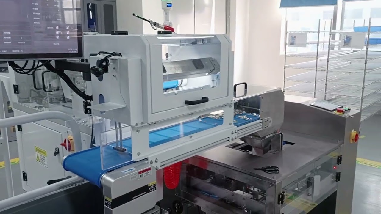 VBP counting machine integrated with packaging machine for hardware
