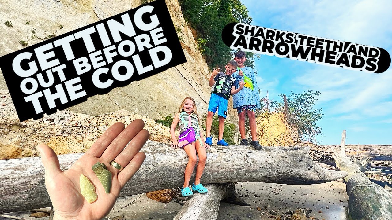 Calvert Cliffs and more!  Shark teeth and Arrowheads!