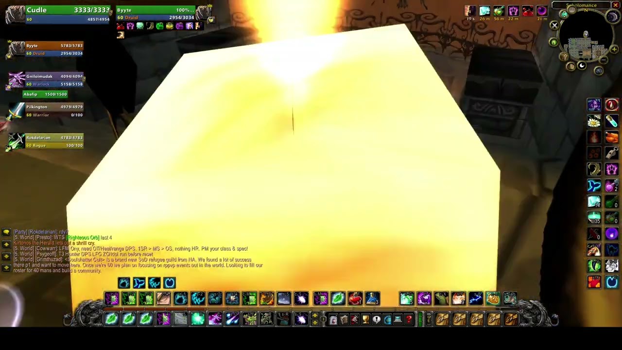 Druid healing Scholomance - Turtle WoW ASMR