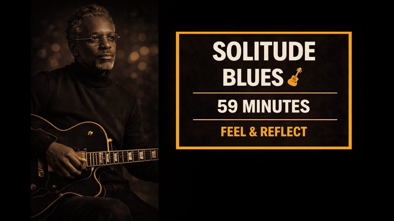 Solitude Blues 🎸 59 Minutes to Feel and Reflect | Instrumental Guitar