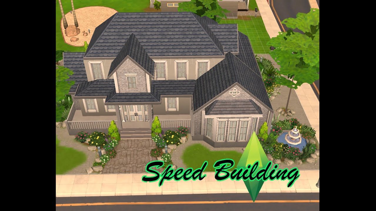 Speed Building The Sims 4 #2 Tradycyjny dom