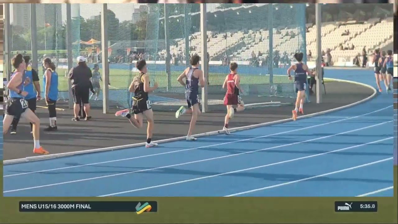 2025 Australian All Schools Track and Field Championships (04 Dec 25) U15/16 Mens 3000m