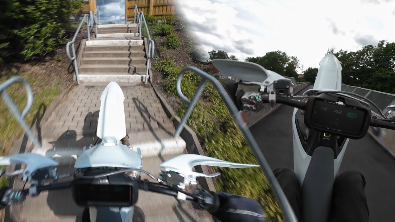 Stark Varg EX urban freeride | No music