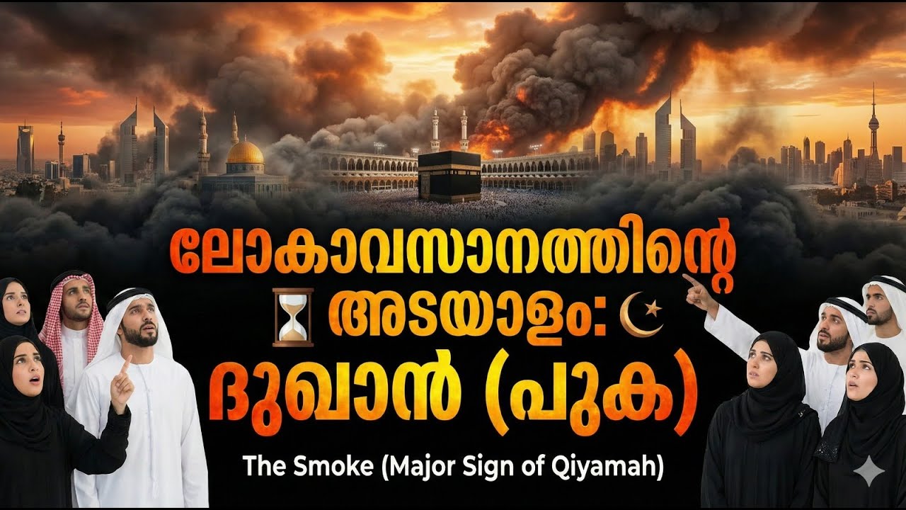 ലോകാവസാനത്തിന്റെ അടയാളം  ദുഖാൻ ലോകത്തെ മൂടുന്ന പുക  The Smoke Major Sign of Qiyamah