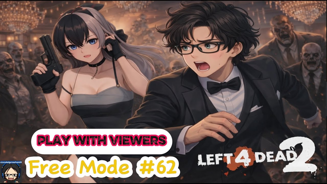 Left 4 dead 2 - Free Mode EDITION PLAY WITH VIEWERS @part62 Indonesia