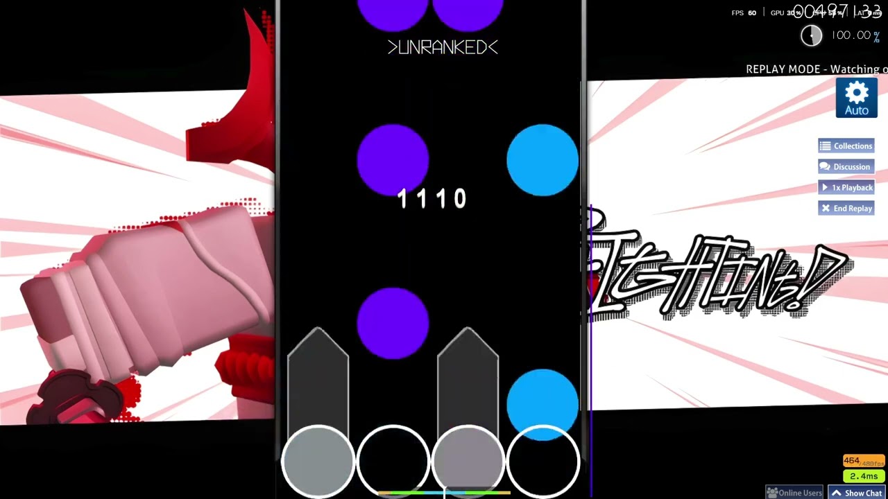 PHIGHTING! - SENSORY OVERLOAD (osu!mania chart - Hard 4K)