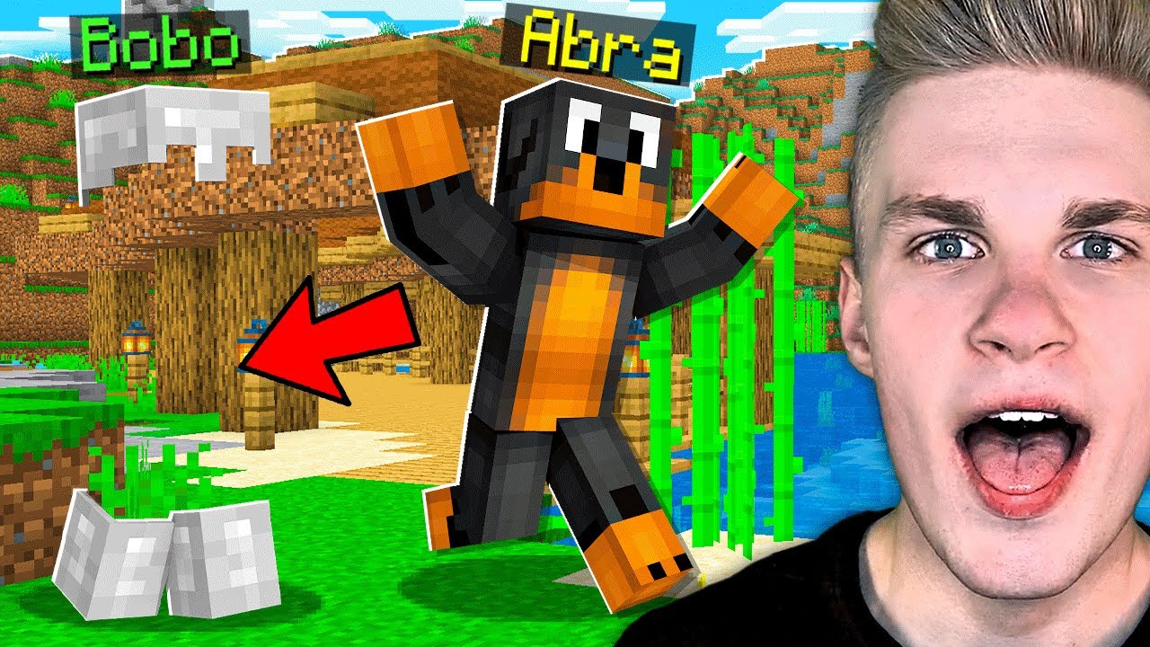 BOBO MNIE ŚLEDZI ale NIE WIE ŻE GO WIDZĘ w BOBOWICACH w Minecraft! 😂