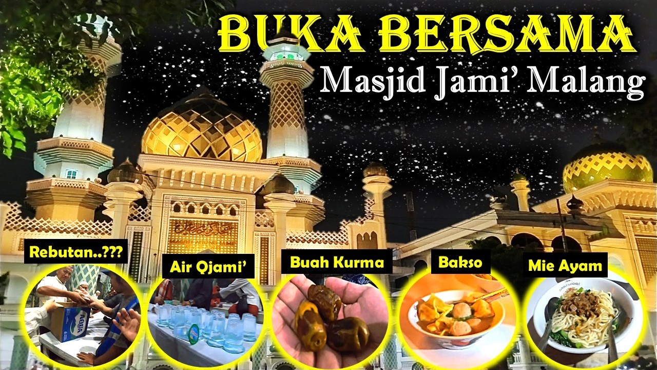 Seperti Ini...!!! 😲 BUKBER di Masjid Agung Jami' Kota Malang 3 Ramadhan 1447 H || #2026 #youtube