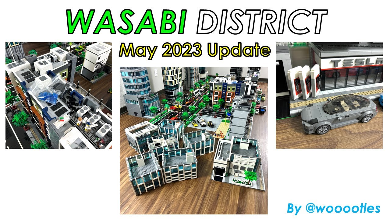 Wasabi District May 2023 Update - Building Upgrades, New MOC Plans!