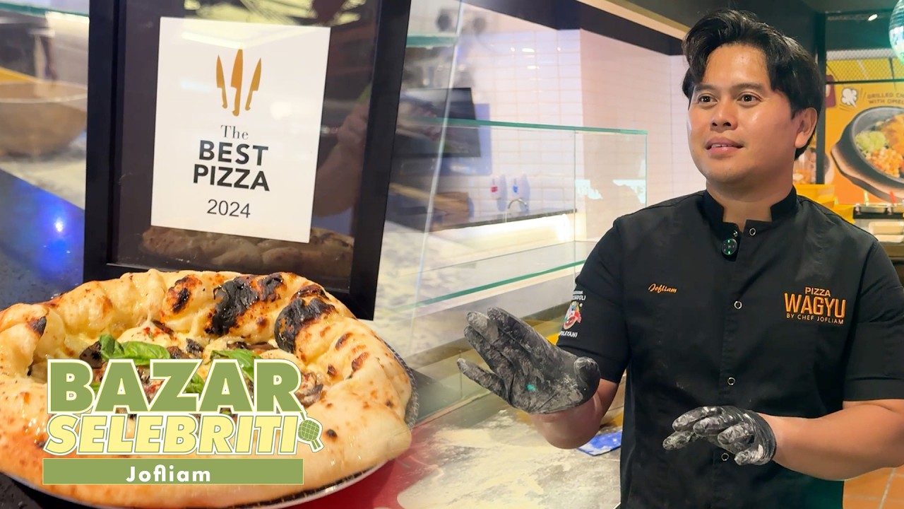Jofliam kena terjah masa tengah sibuk siapkan piza!