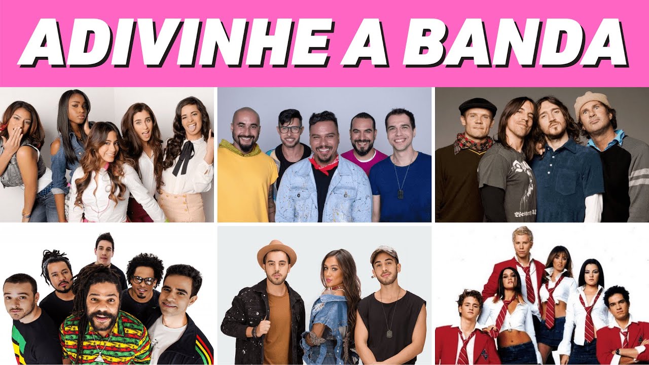 🎵 QUIZ MUSICAL - ADIVINHE QUAL É A BANDA - ZOOM PLAY QUIZ