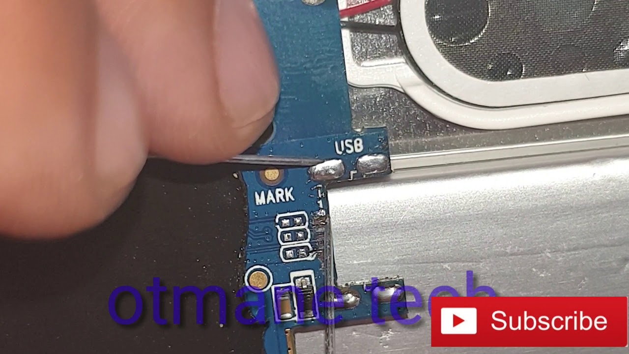 تحديد مسارات كونكتور الشحن  fix chagin connector