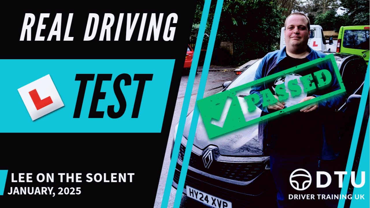 Actual Driving Test | Lee on the Solent | Jan, 2025 | Passed - 4 Driving Fault