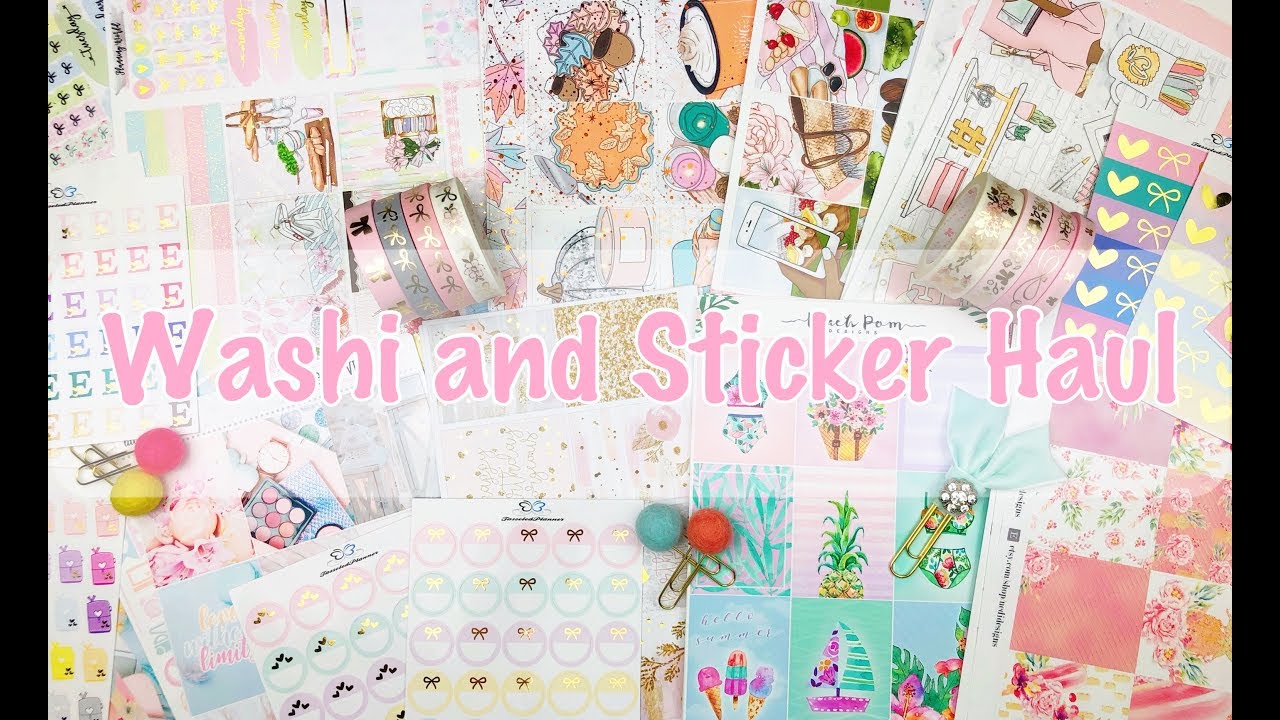 Washi and Sticker Haul