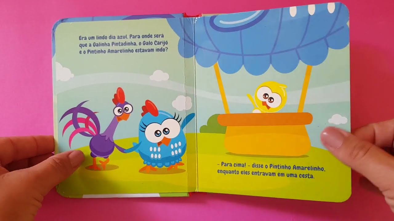 Livro Festa dos Balões - Galinha Pintadinha, Pintinho Amarelinho, Galo Carijó - Ed. Ciranda Cultural