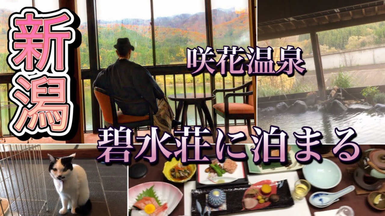 旅男カミーが行く　新潟　咲花温泉　碧水荘に泊まる