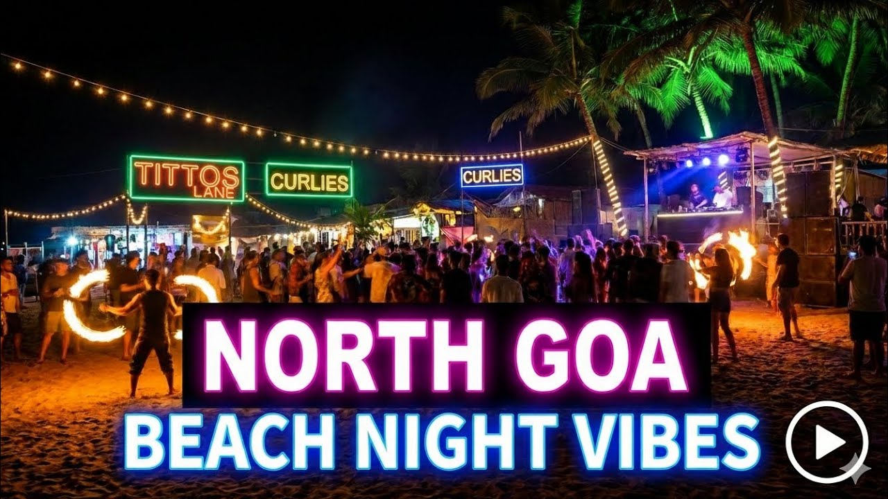 North Goa Beaches | Calangute & Baga | Night vibes | 