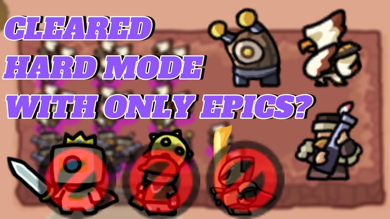 | LUCKY DEFENSE | CLEARED HARD MODE,  BUT EPIC ONLY?