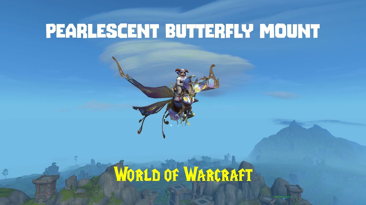 Pearlescent Butterfly Mount Overview