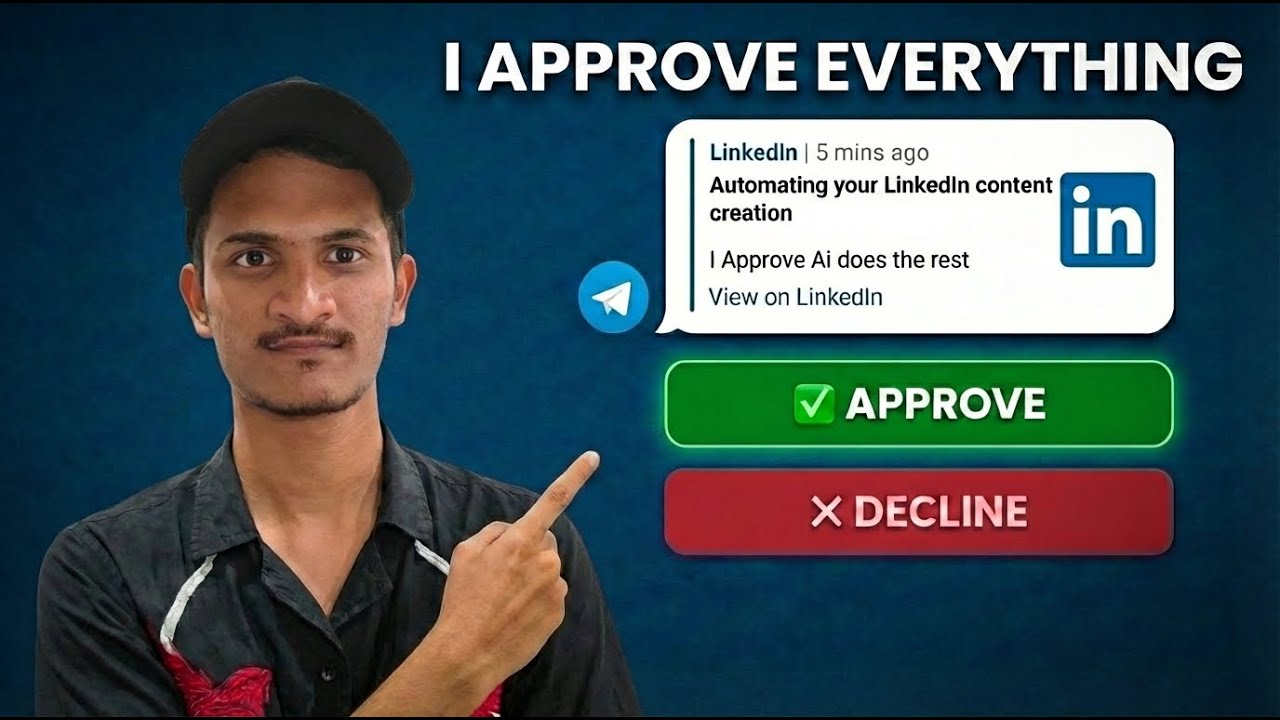 I Automated My LinkedIn Posts (But I Approve Everything)