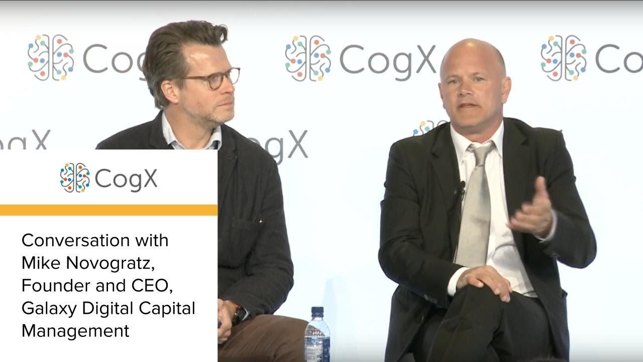 CogX 2018 &mdash; Майк Новограц, основатель и генеральный директор Galaxy Digital Capital Management | CogX