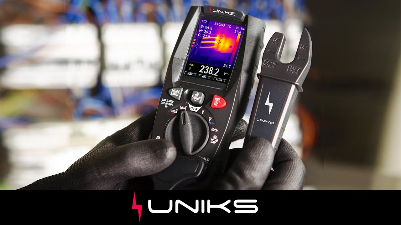 UNIKS GHOST METER F Multimeter with Thermal imaging camera