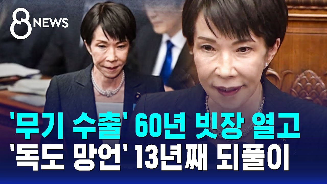 '무기 수출' 60년 빗장 열고…'독도 망언' 13년째 되풀이 / SBS 8뉴스