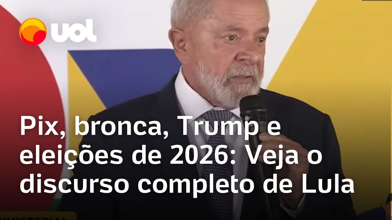 Lula cobra ministros, fala de Trump e diz que está totalmente recuperado; veja discurso completo