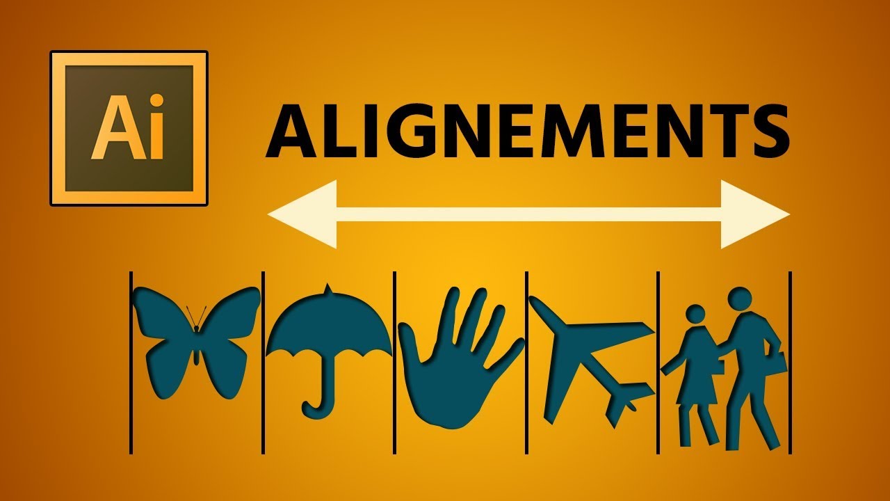 Les alignements dans Illustrator