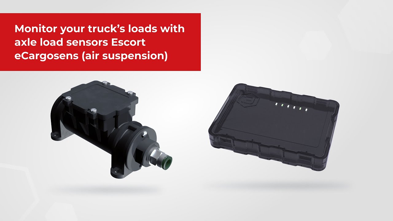 Monitor your truck’s loads with axle load sensors Escort eCargosens (air suspension)