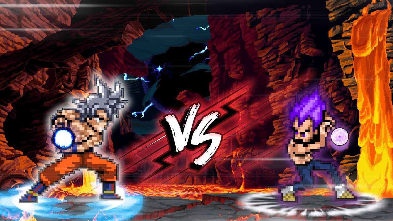 Goku Full Vs Vegeta OP (All Forms) | Mugen battle