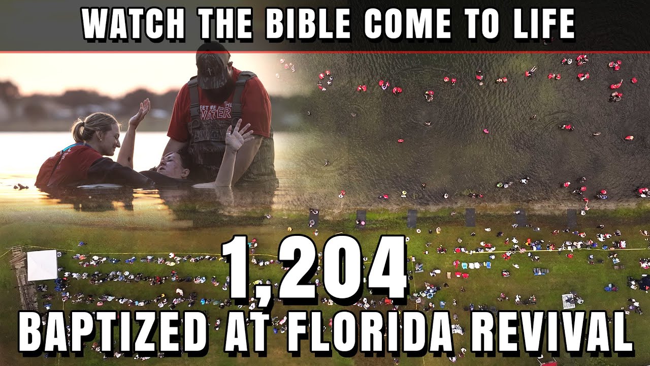 Over 1,204 Baptized at Florida Revival | Watch the Bible Come to Life