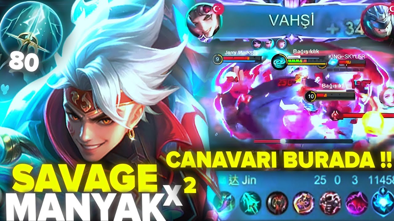 SAVAGE VE MANYAKLARI SAYAMIYORUM !! SIRALI MAÇ XBorg | Mobile Legends