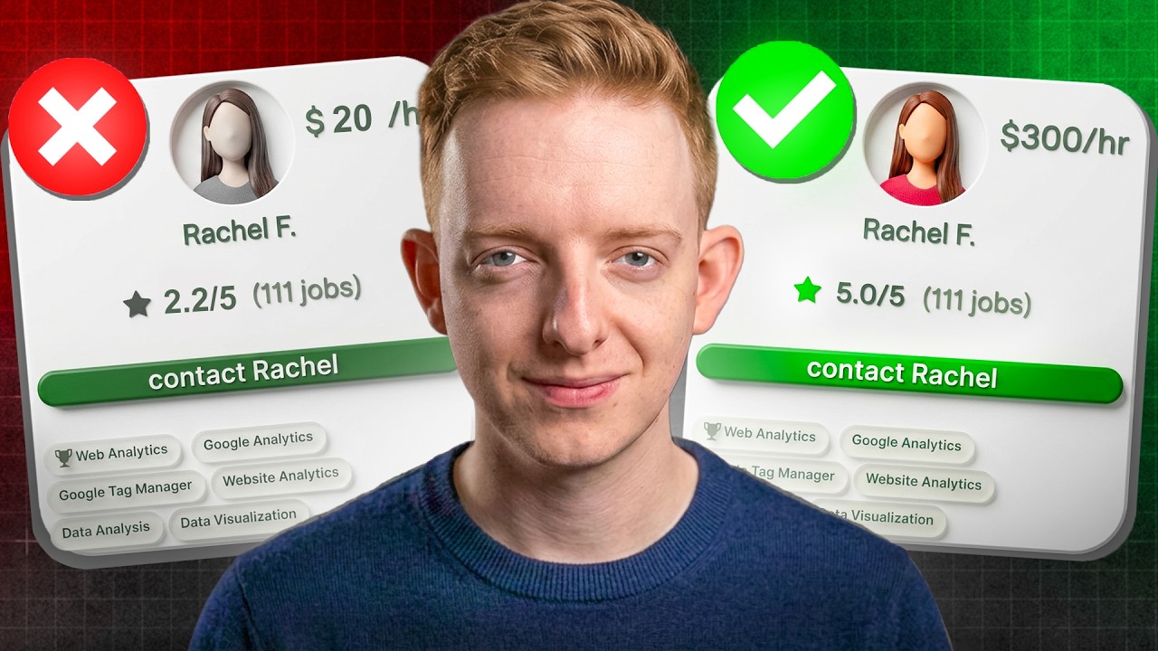 $50k+ pm Upwork Profile vs $5k pm Profile