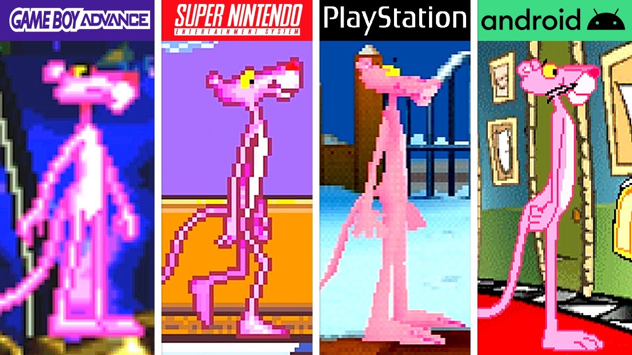 Evolution Of The Pink Panther Games
