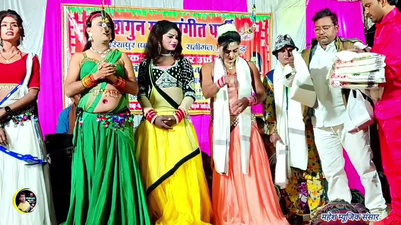 जौनपुर में💞दुर्गेश पांडे को और सभी कलाकारों को जबरदस्त_साल_देकर सम्मान किया गया_जमील_चाचा द्वारा@mms