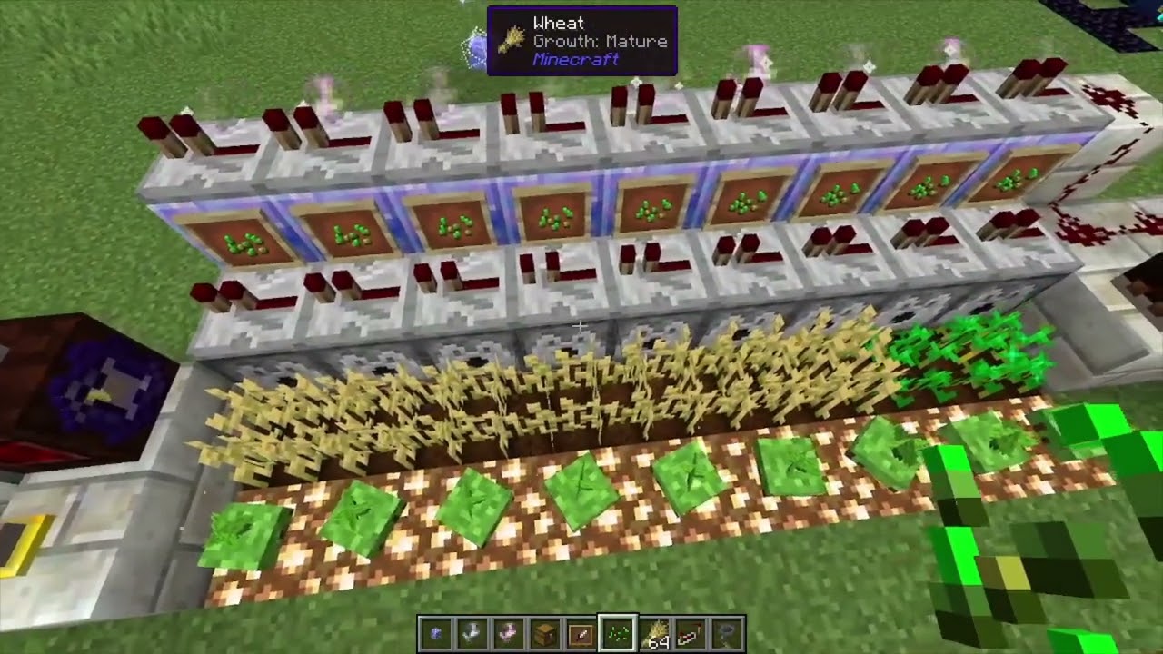 Botania: Automated Wheat farm (Using Corporea)
