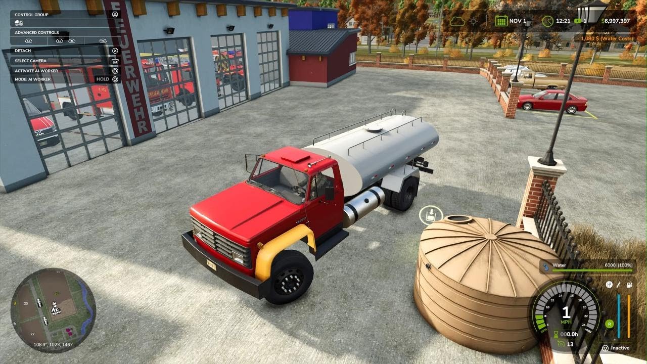 Continue to bring in fire vehicle's / building Goldcrast valley police station on field 26