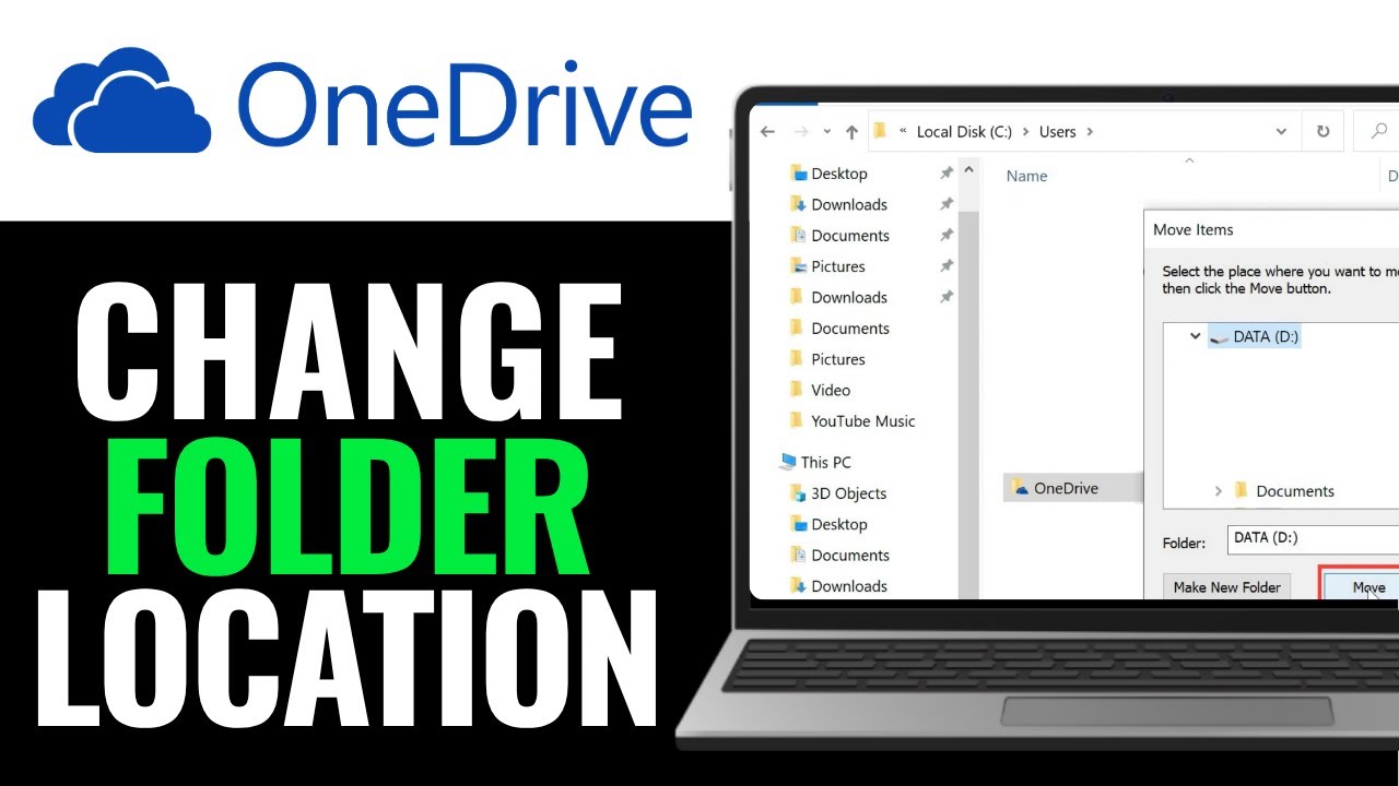 How To Change OneDrive Folder Location 2025 (QUICK GUIDE)