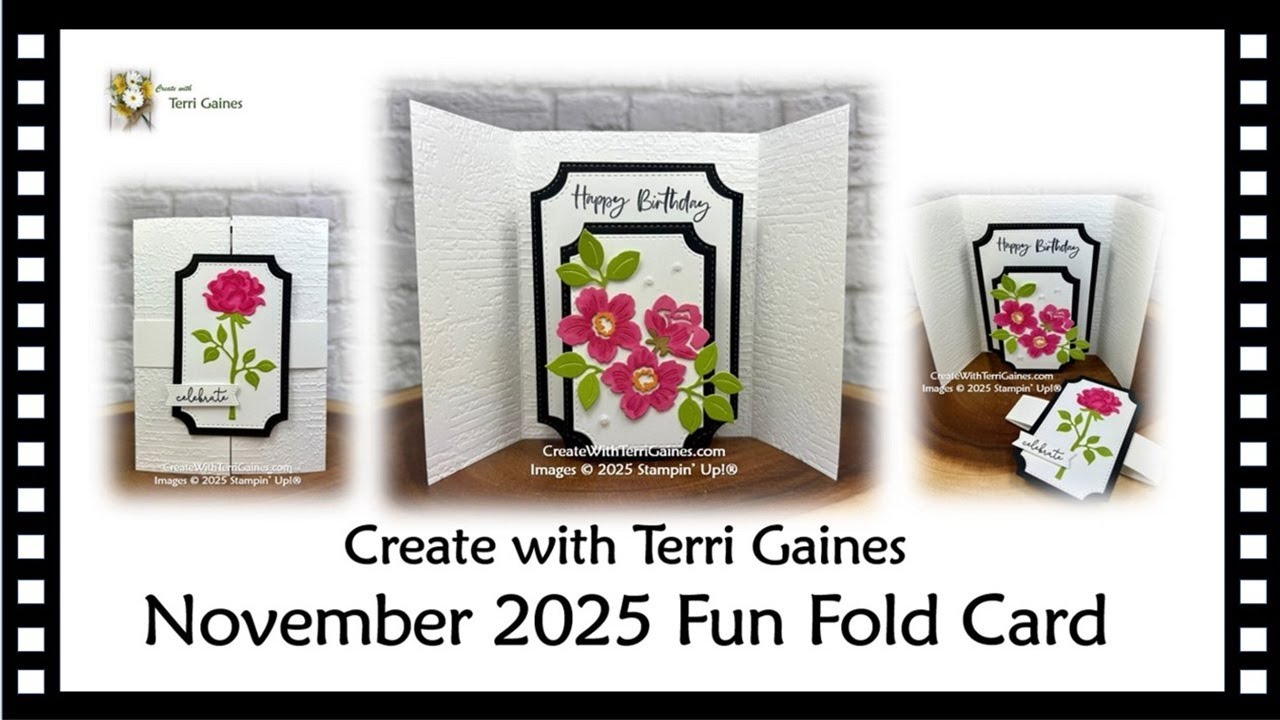 Творите с Терри Гейнс — проект Fun Fold, ноябрь 2025 г.