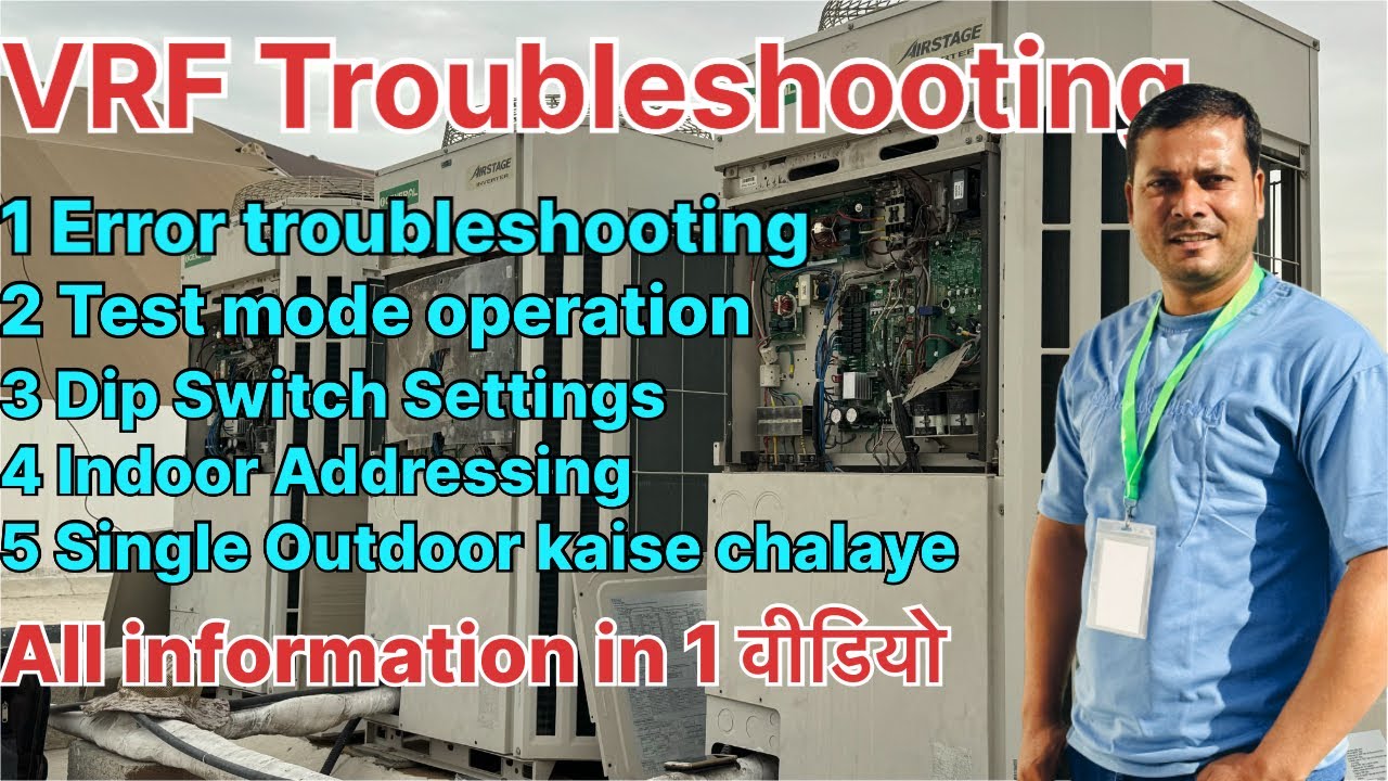 Vrf Air conditioning System | Hvac | o general vrf system error code | Air Conditioner
