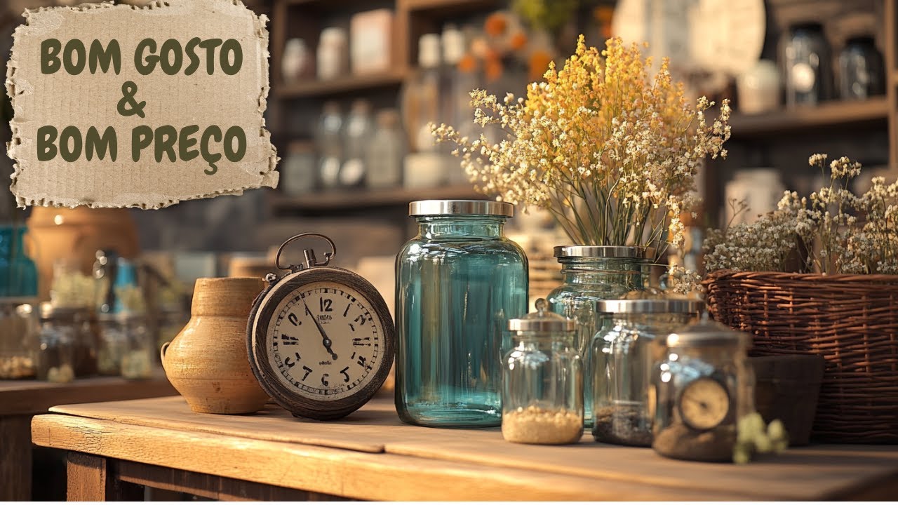 🛍️ Sua casa MAIS BONITA gastando MUITO POUCO nessa classica loja de utilidades e decoração baratas