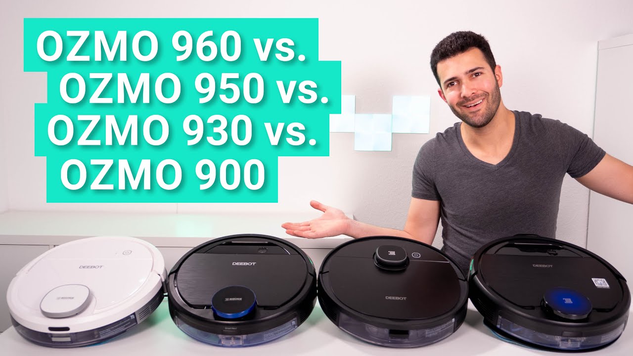 Ecovacs Deebot Ozmo 960 vs. 950 vs. 930 vs. 900 - Alle Ozmo Saugroboter im Überblick & Vergleich!