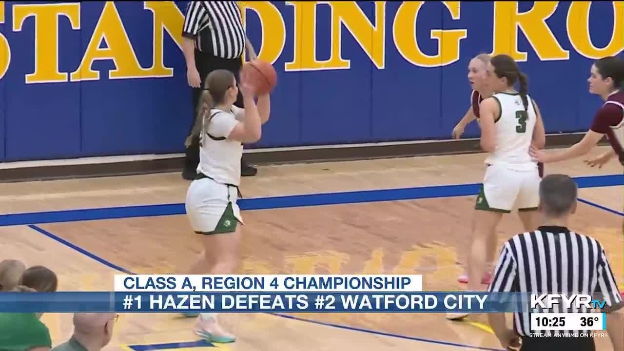Hazen girls basketball wins Class A, Region 4 Championship