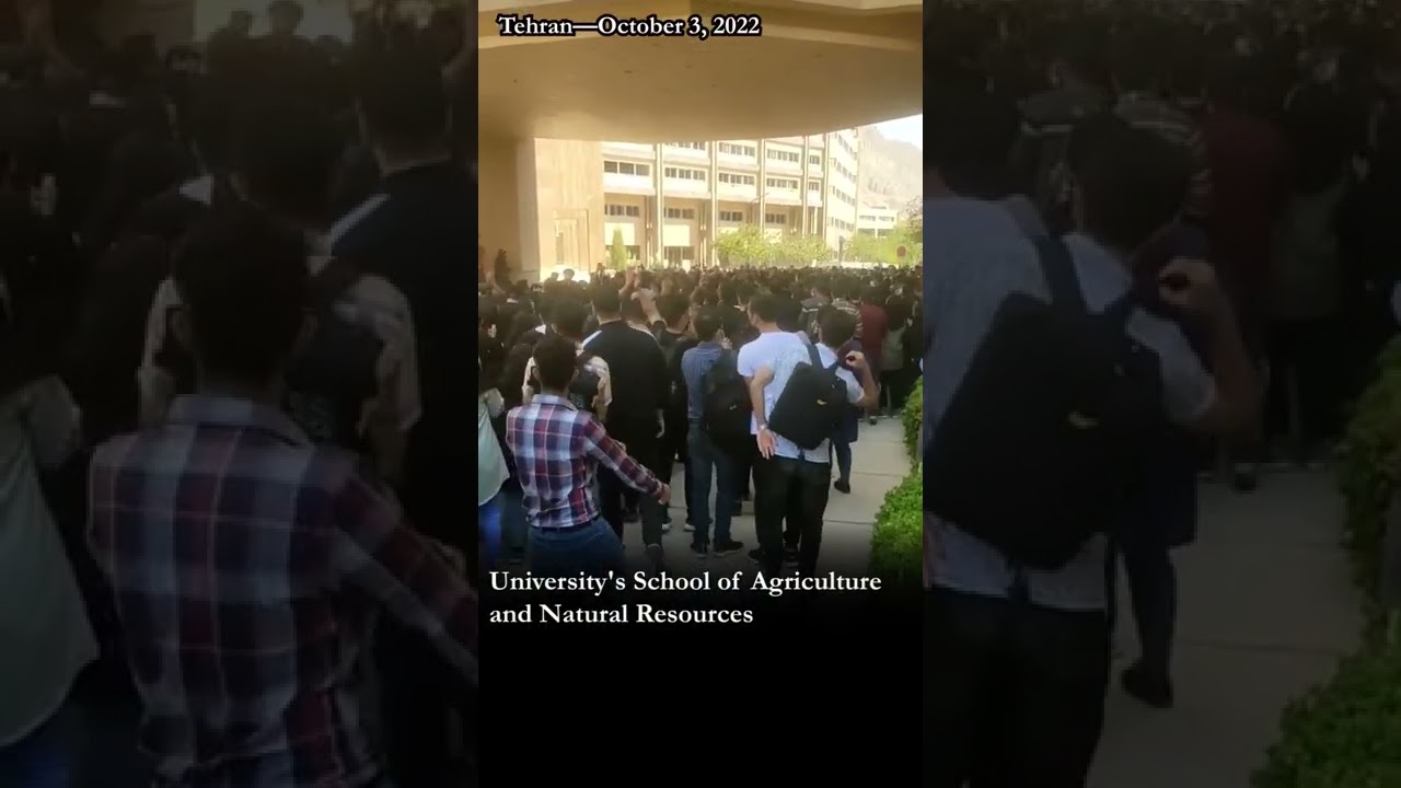 Protests resume in Tehran’s universities | October 3, 2022