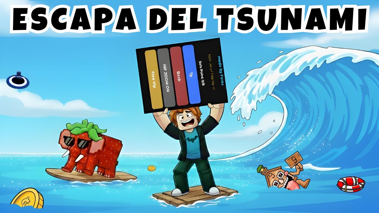 🌊EL MEJOR SCRIPT ESCAPA DEL TSUNAMI POR BRAINROTS🌊|😮DESBLOQUEAR ZONA VIP😮|🪙AUTO-COLLECT🪙|🔥TP🔥|